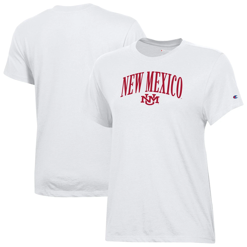 Women's Champion White New Mexico Lobos Core T-Shirt