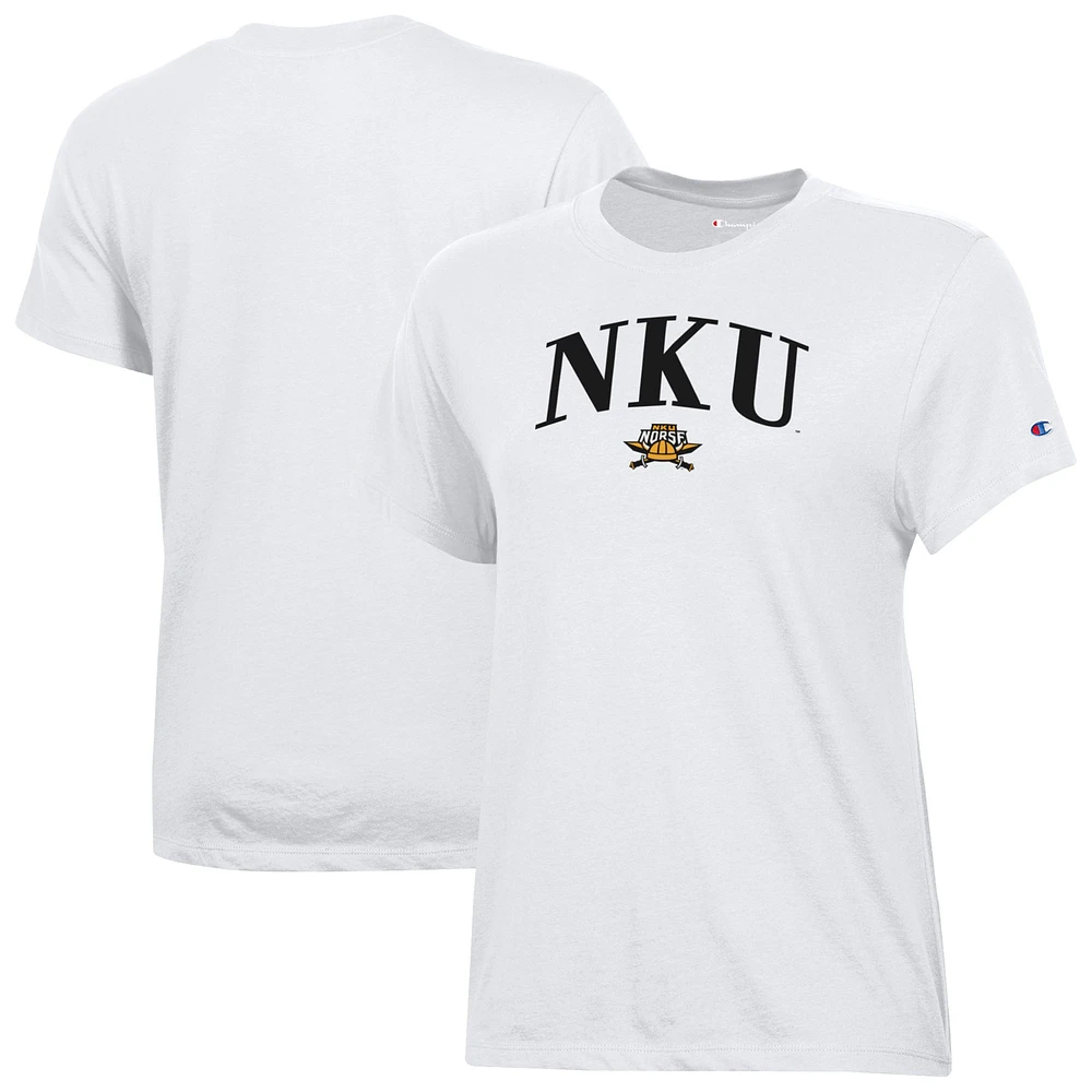 Women's Champion White Northern Kentucky University Norse Core T-Shirt