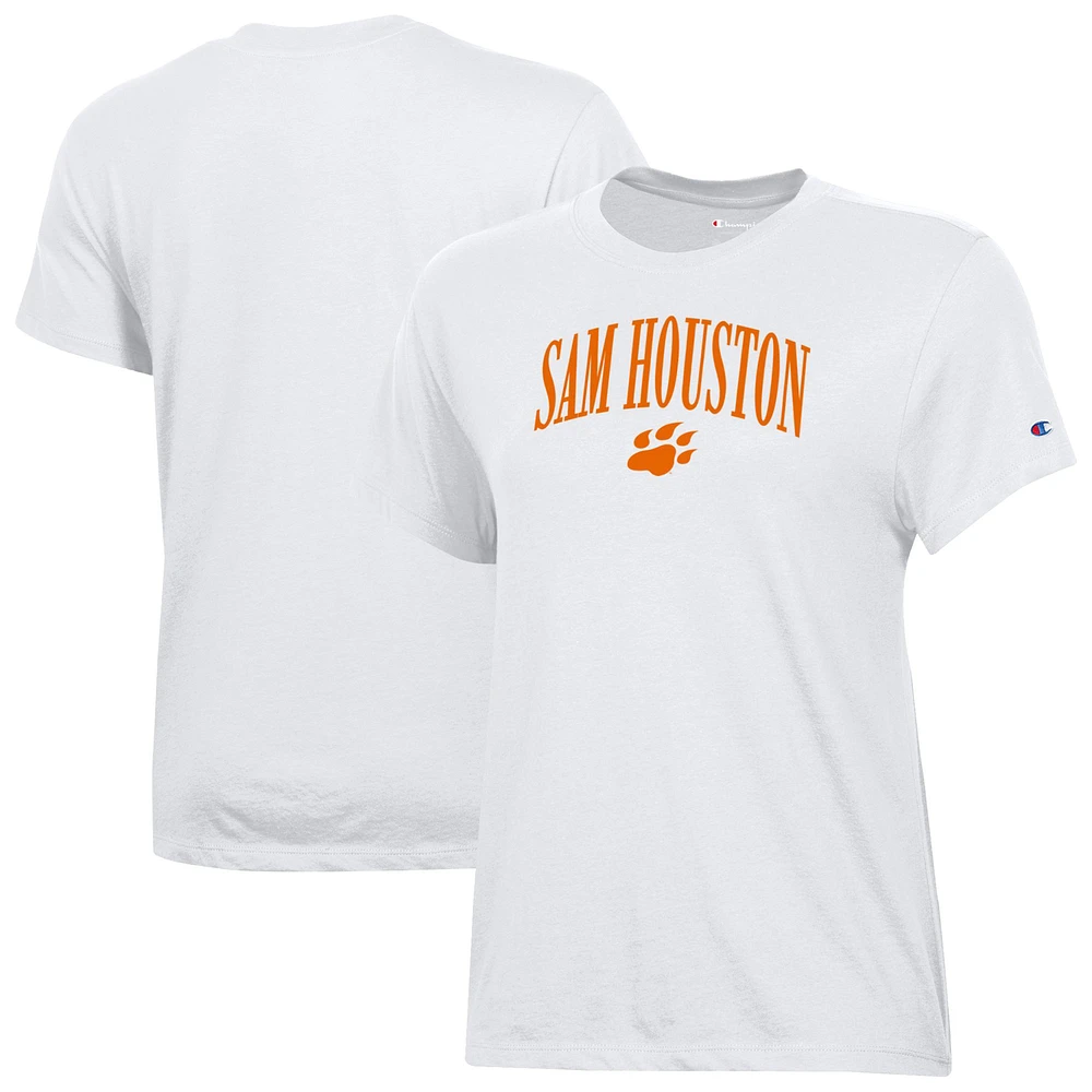 Women's Champion White Sam Houston State Bearkats Core T-Shirt