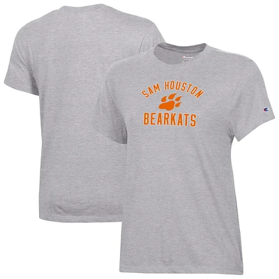 Women's Champion Gray Sam Houston State Bearkats Core T-Shirt