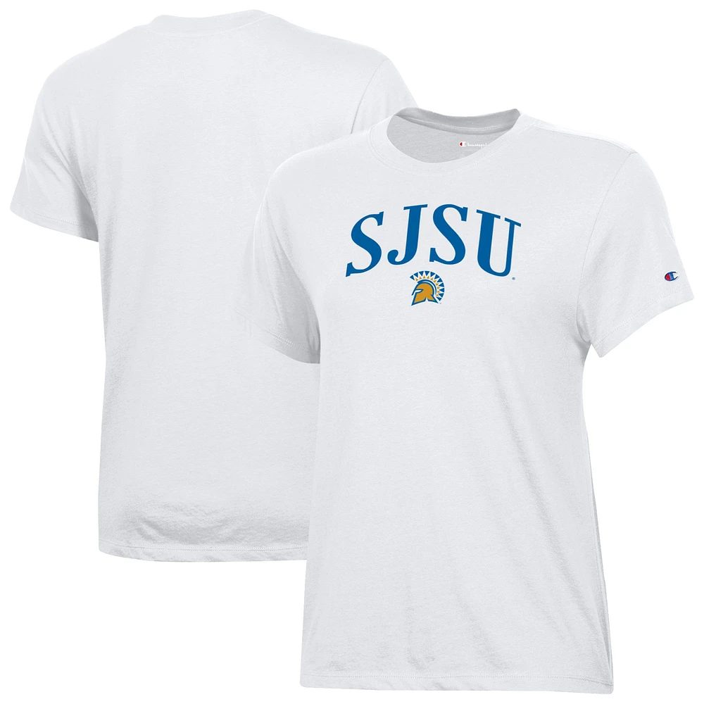 Women's Champion White San Jose State Spartans Core T-Shirt