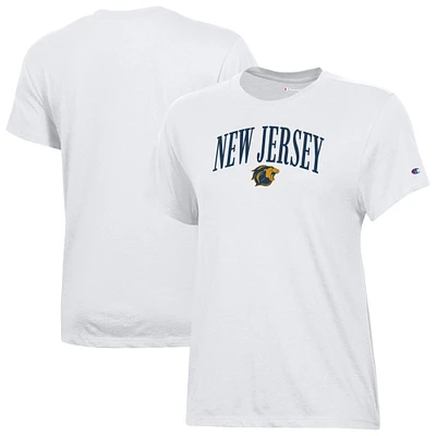 Women's Champion White College of New Jersey Lions Core T-Shirt