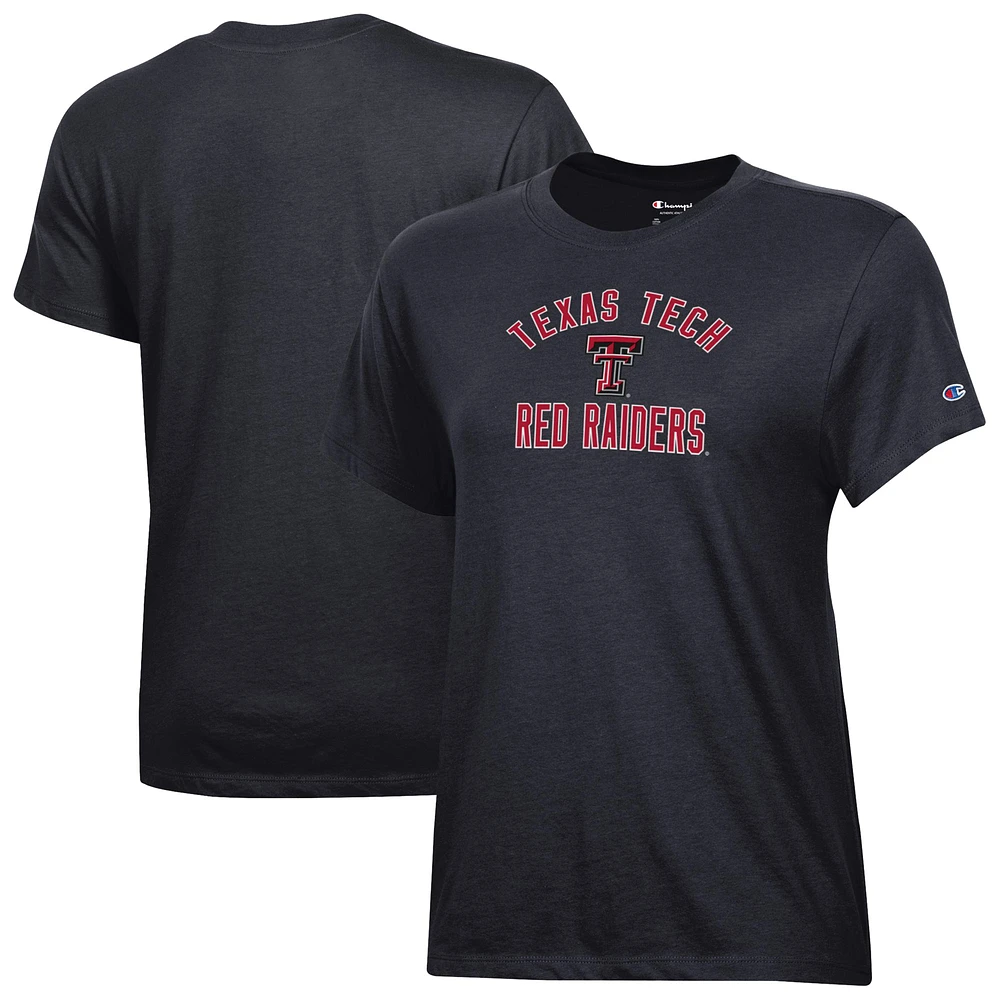 Women's Champion Black Texas Tech Red Raiders Core T-Shirt