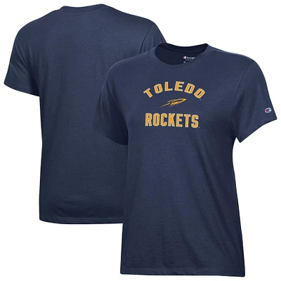 Women's Champion Navy Toledo Rockets Core T-Shirt