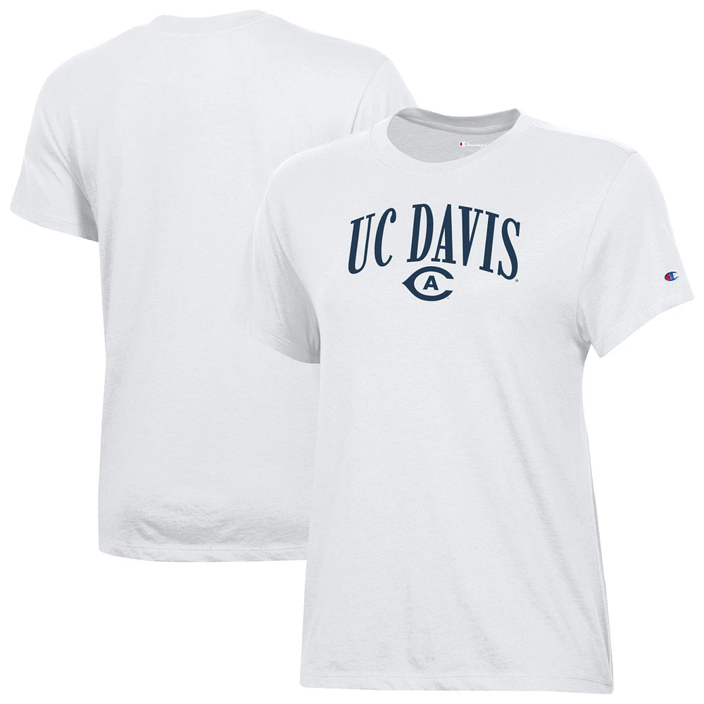 Women's Champion White UC Davis Aggies Core T-Shirt