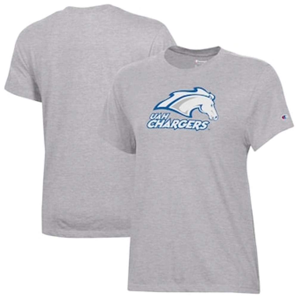 Women's Champion Gray UAH Chargers Core T-Shirt