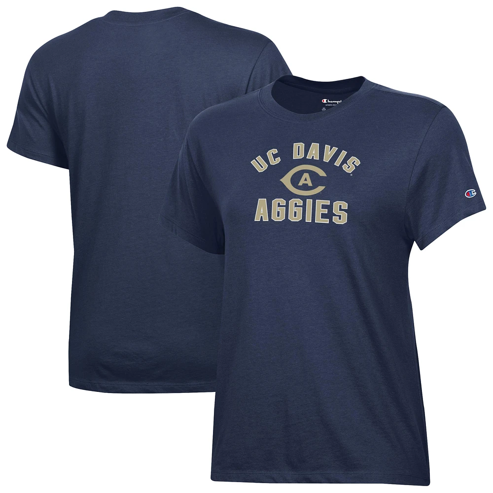 Women's Champion Navy UC Davis Aggies Core T-Shirt