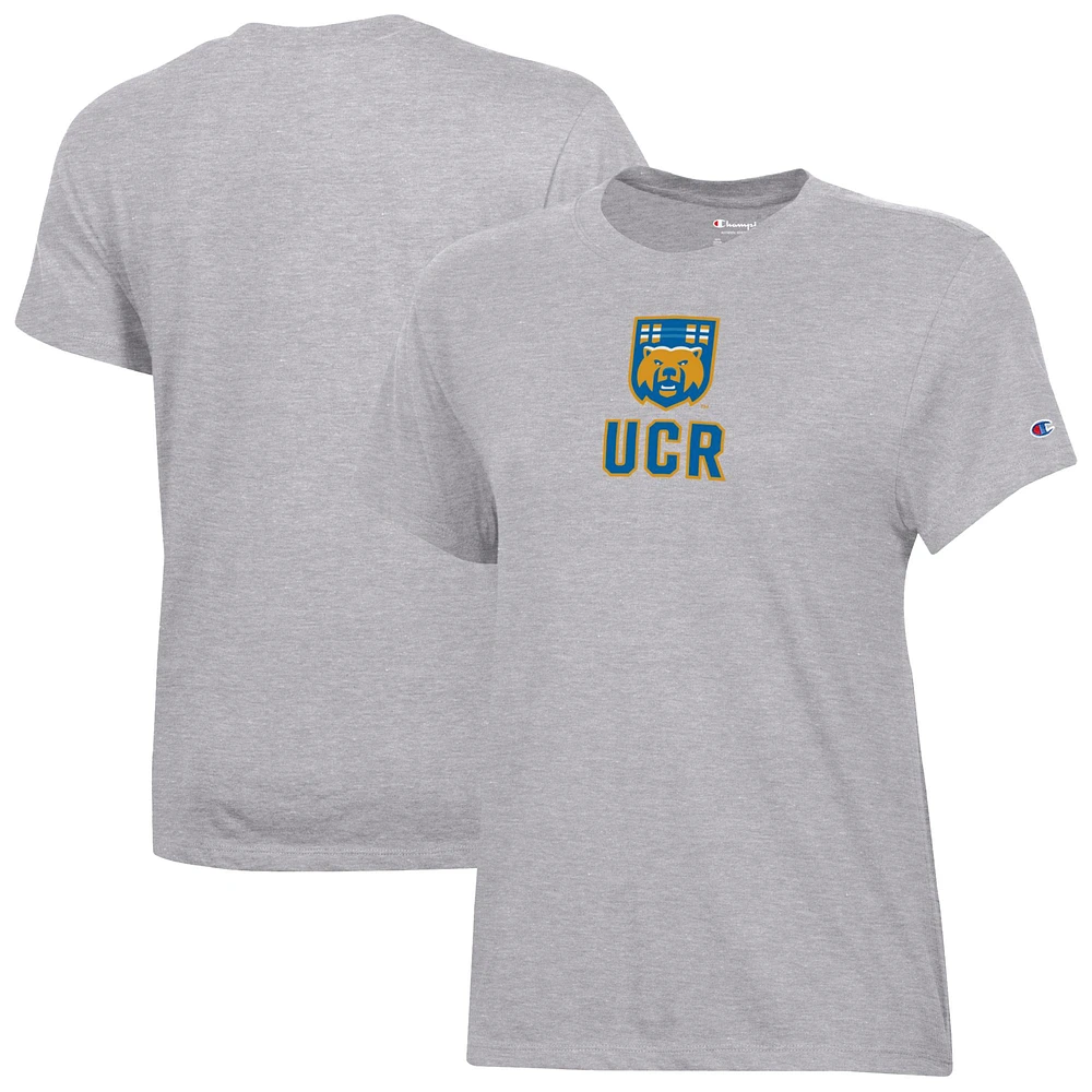 Women's Champion Gray UC Riverside Highlanders Core T-Shirt