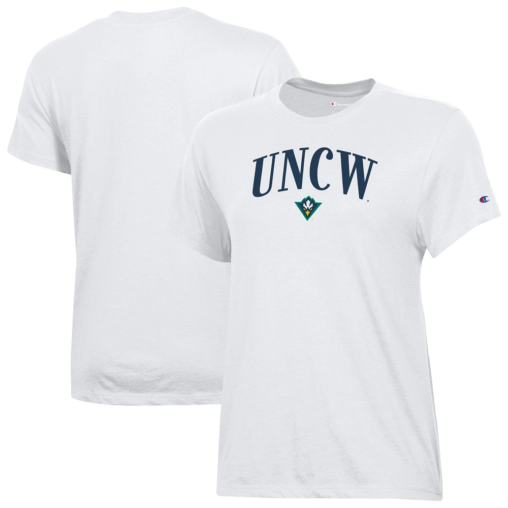Women's Champion White UNC Wilmington Seahawks Core T-Shirt