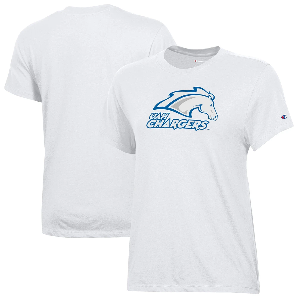 Women's Champion White UAH Chargers Core T-Shirt