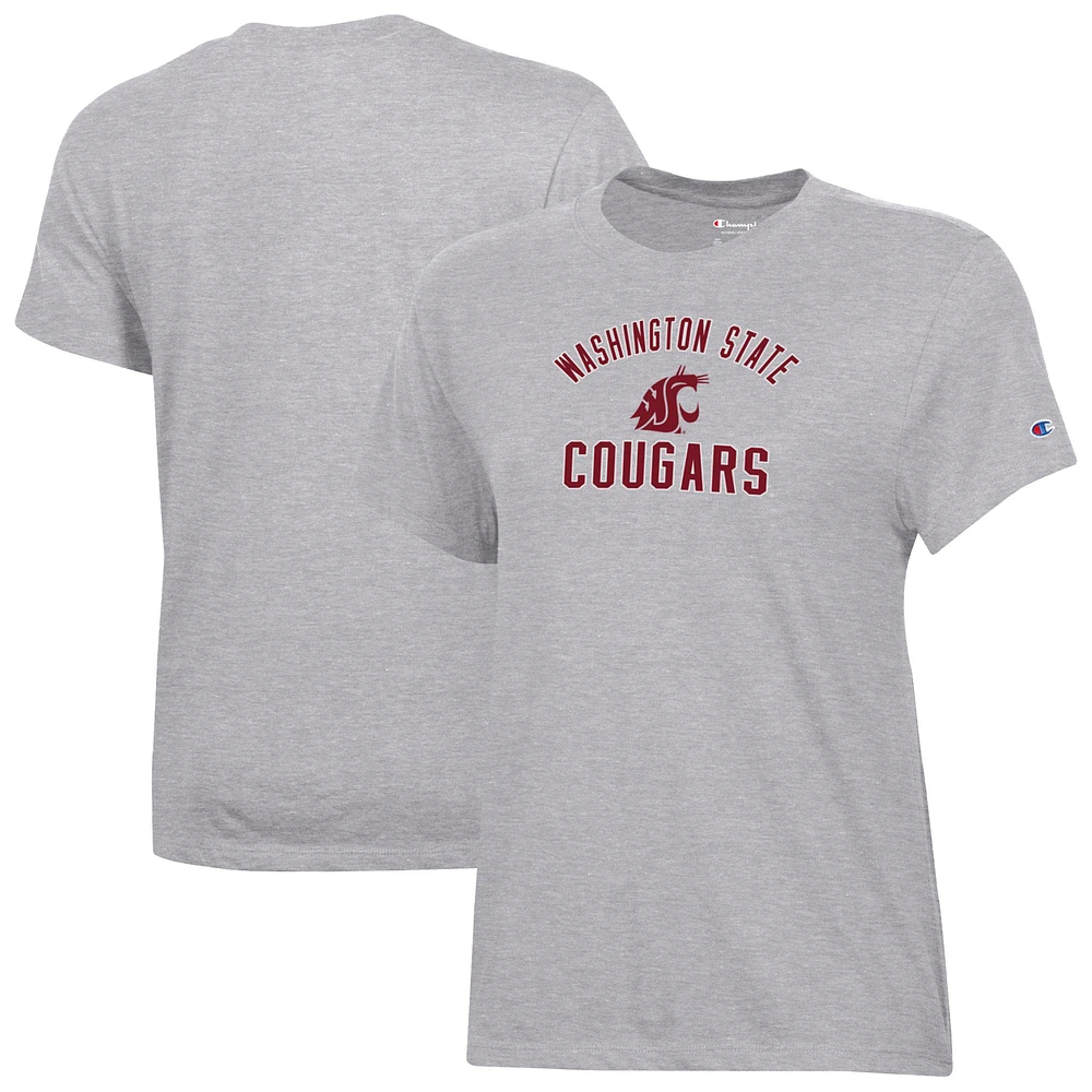 Women's Champion Gray Washington State Cougars Core T-Shirt