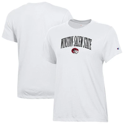 Women's Champion White Winston-Salem State Rams Core T-Shirt