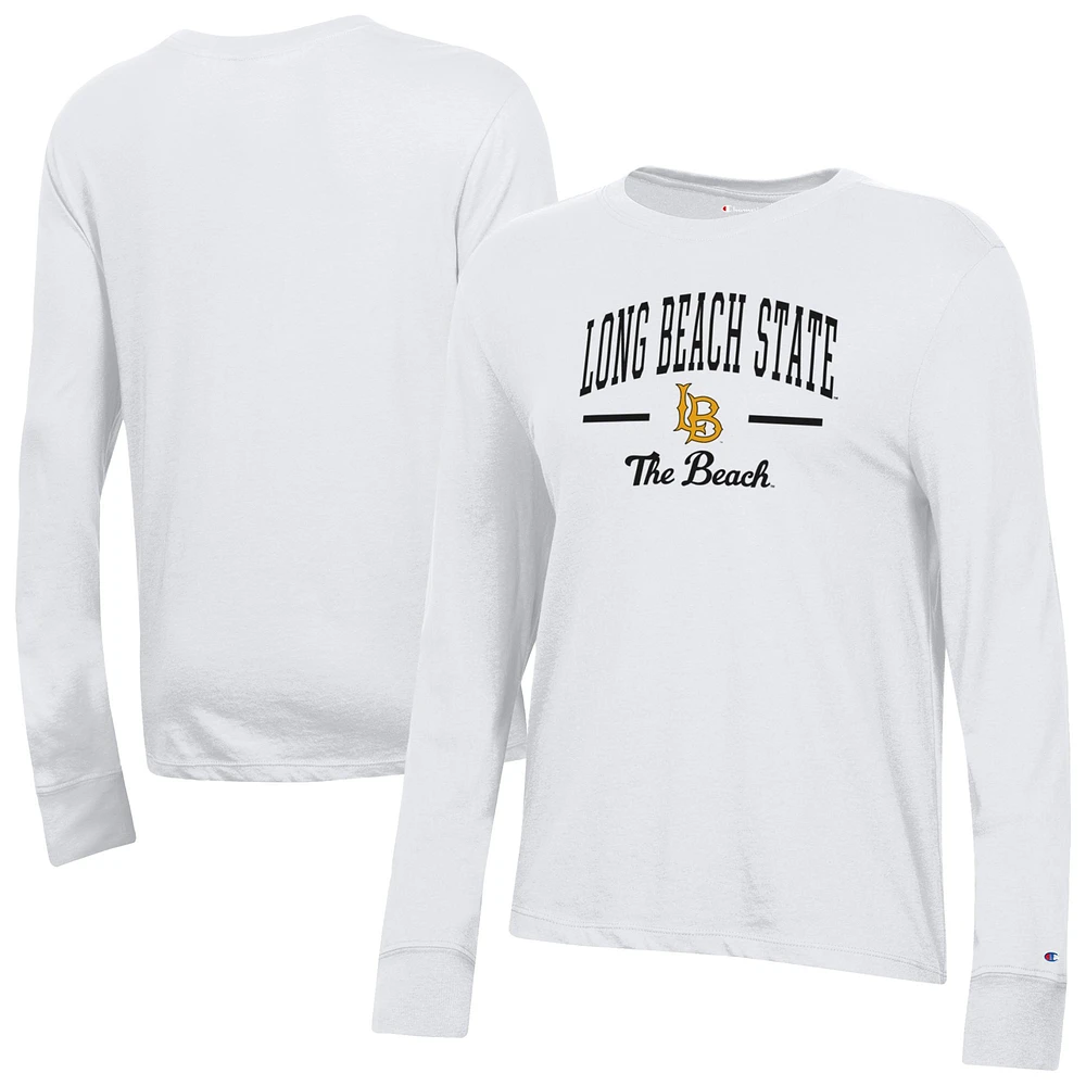 Women's Champion Cal State Long Beach The Core Sleeve T-Shirt