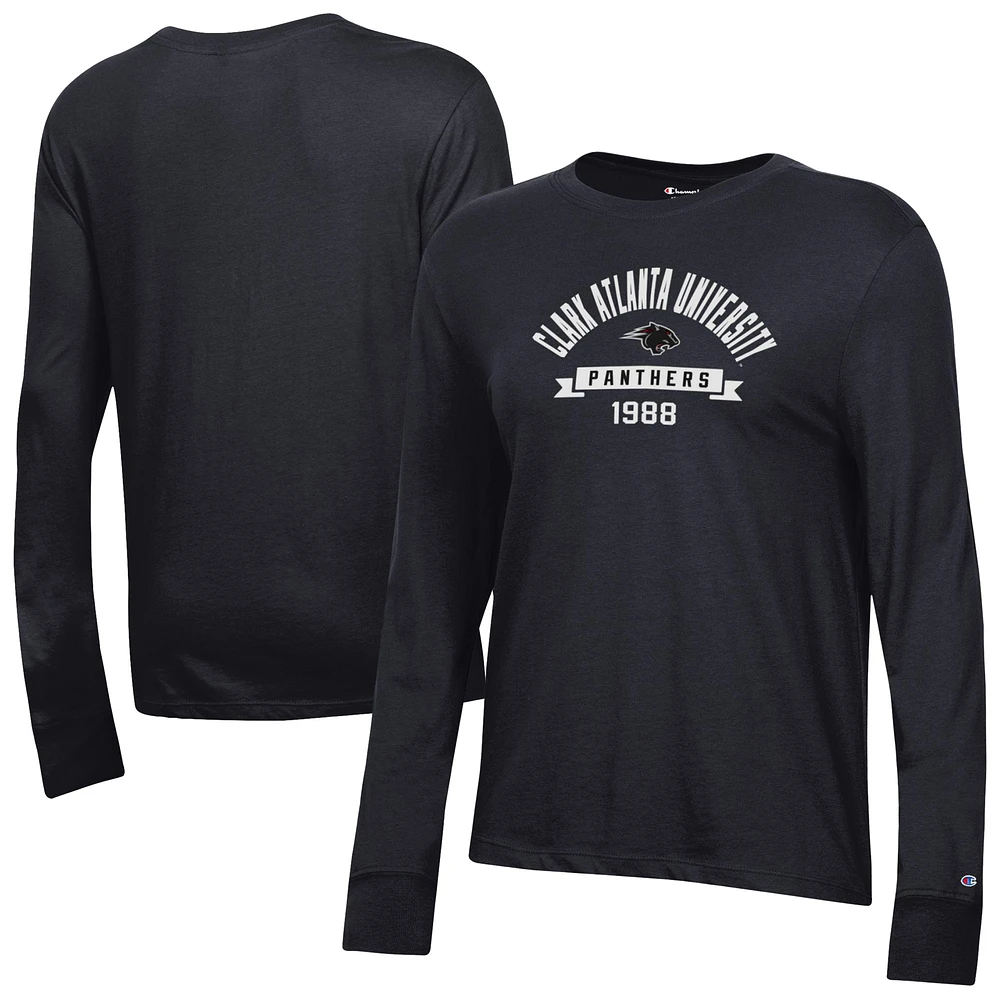Women's Champion Clark Atlanta University Panthers Core Long Sleeve T-Shirt