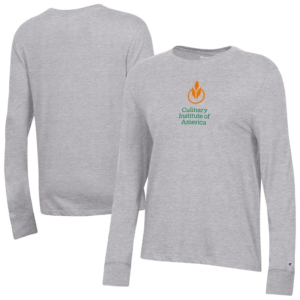 Women's Champion Culinary Institute of America Steels Core Long Sleeve T-Shirt