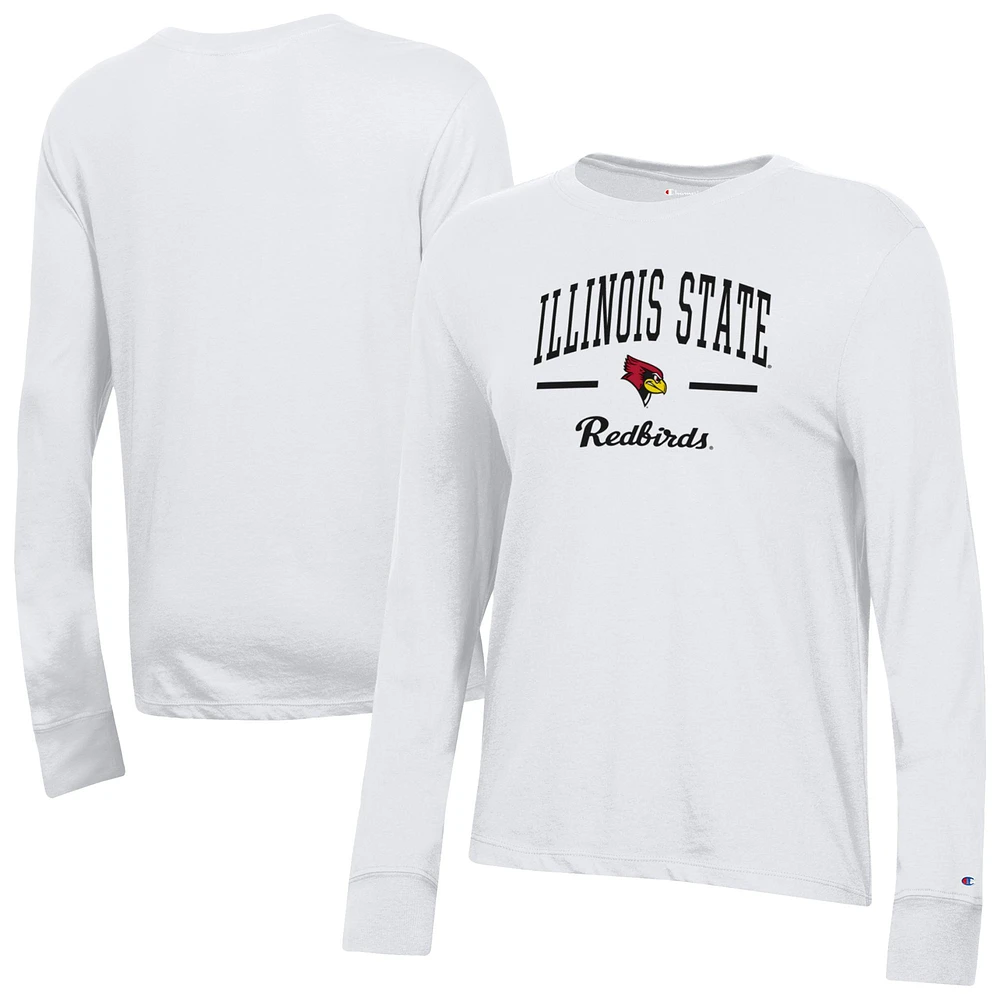Women's Champion Illinois State Redbirds Core Long Sleeve T-Shirt