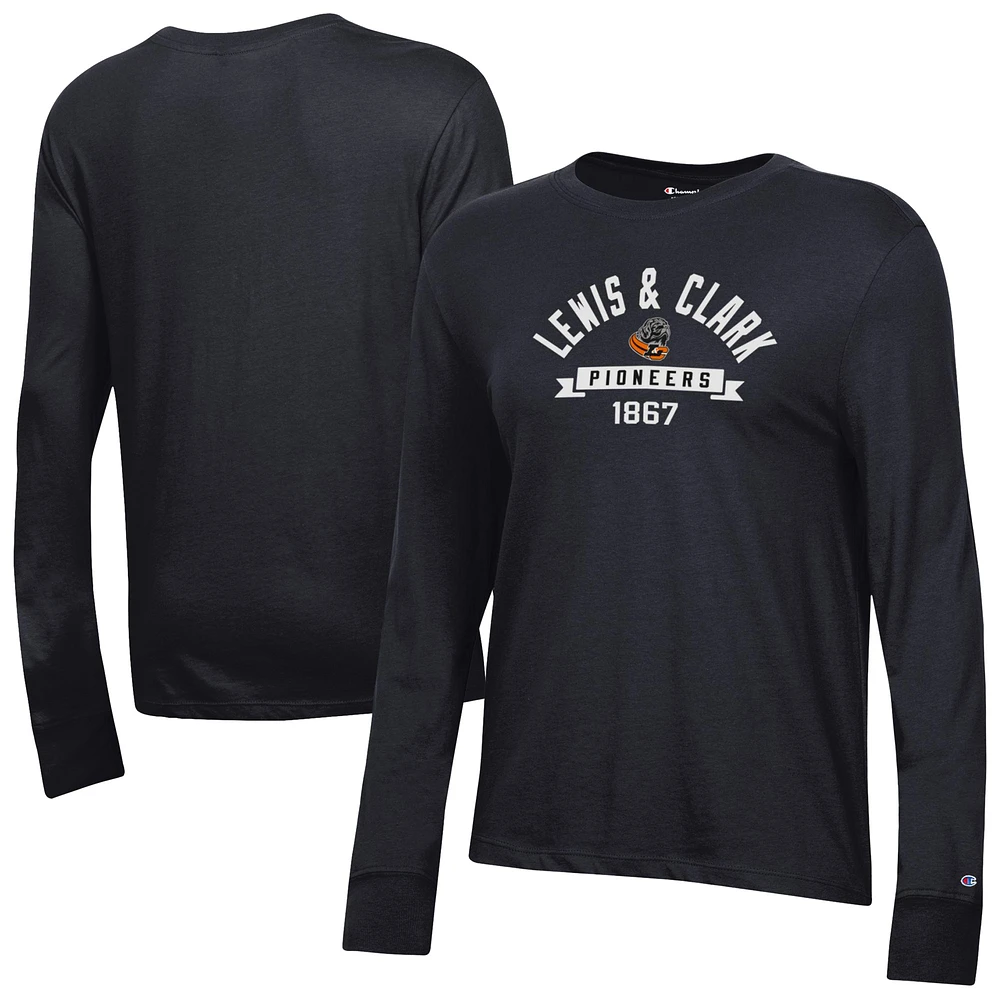 Women's Champion Lewis & Clark College Pioneers Core Long Sleeve T-Shirt