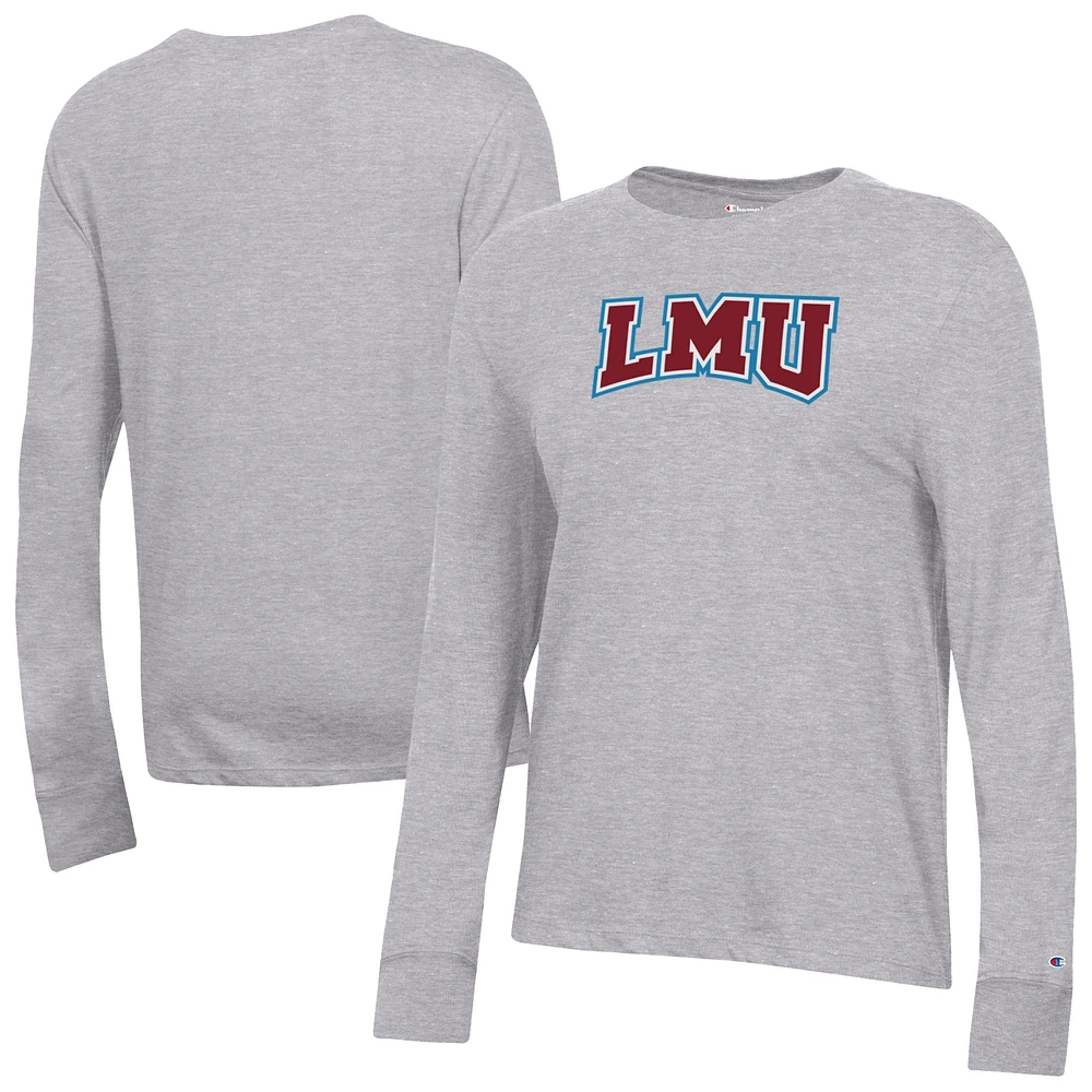 Women's Champion Gray Loyola Marymount Lions Core Long Sleeve T-Shirt