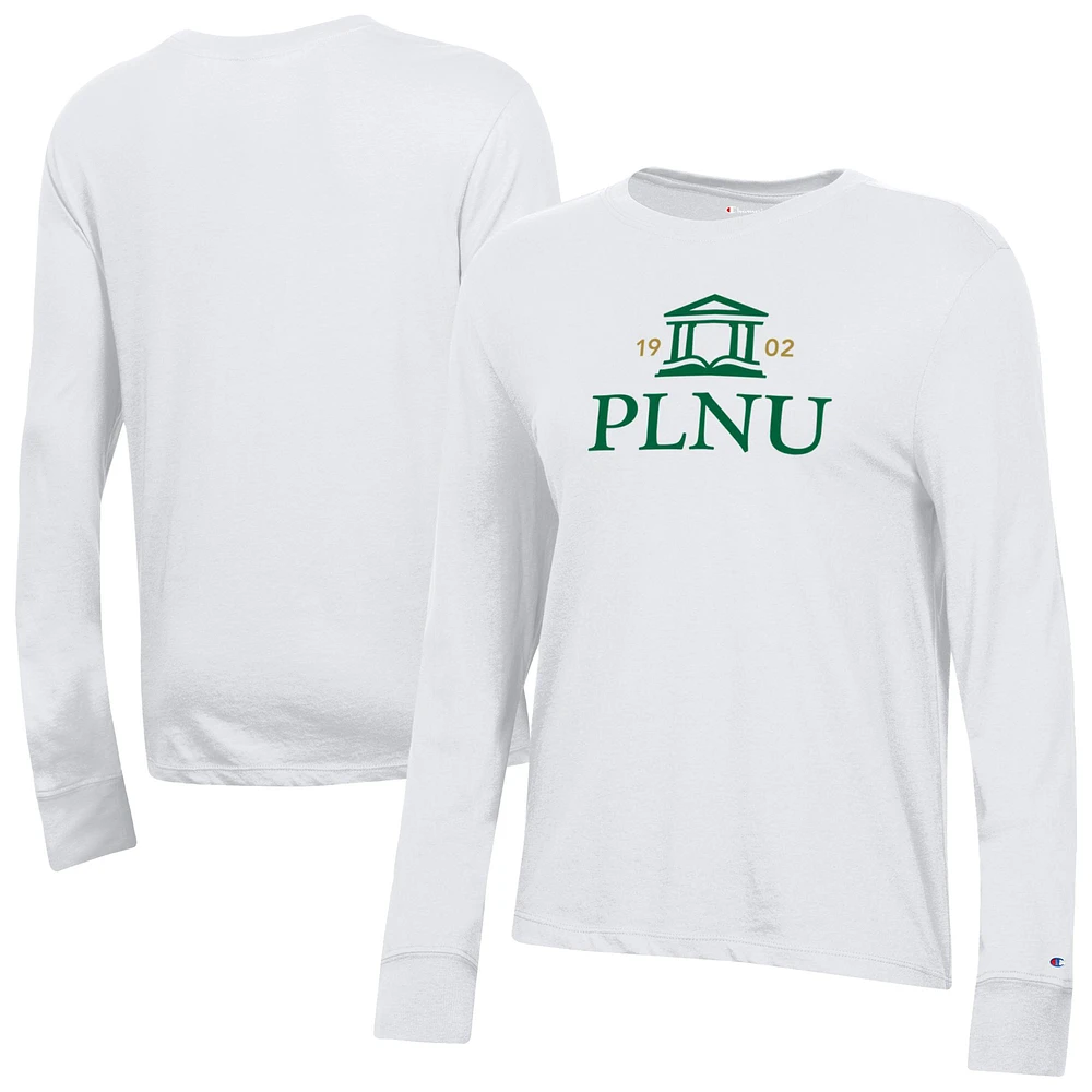 Women's Champion White Point Loma Sea Lions Core Long Sleeve T-Shirt