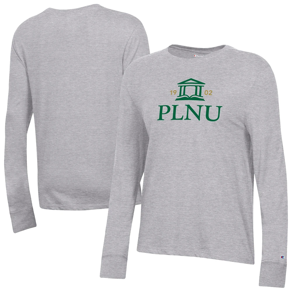 Women's Champion Gray Point Loma Sea Lions Core Long Sleeve T-Shirt
