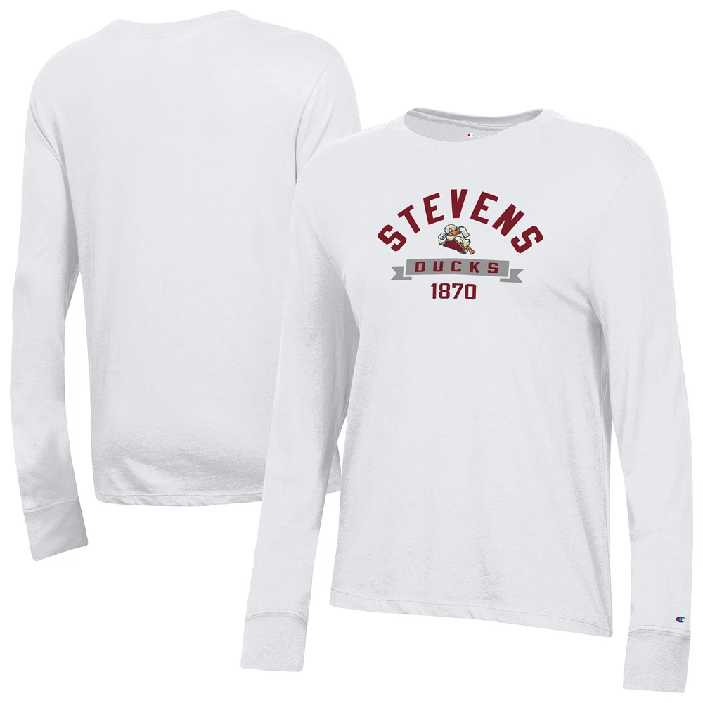 Women's Champion Stevens Institute of Technology Ducks Core Long Sleeve T-Shirt