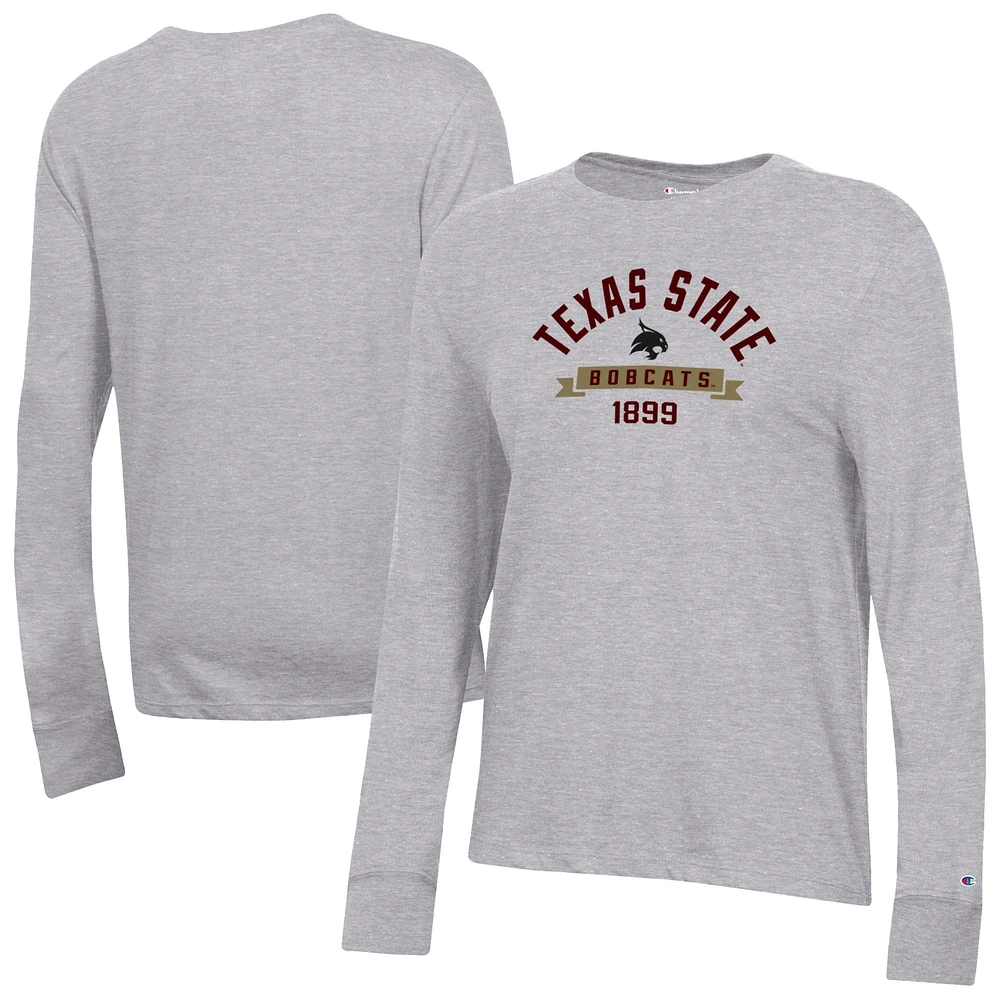 Women's Champion Texas State Bobcats Core Long Sleeve T-Shirt