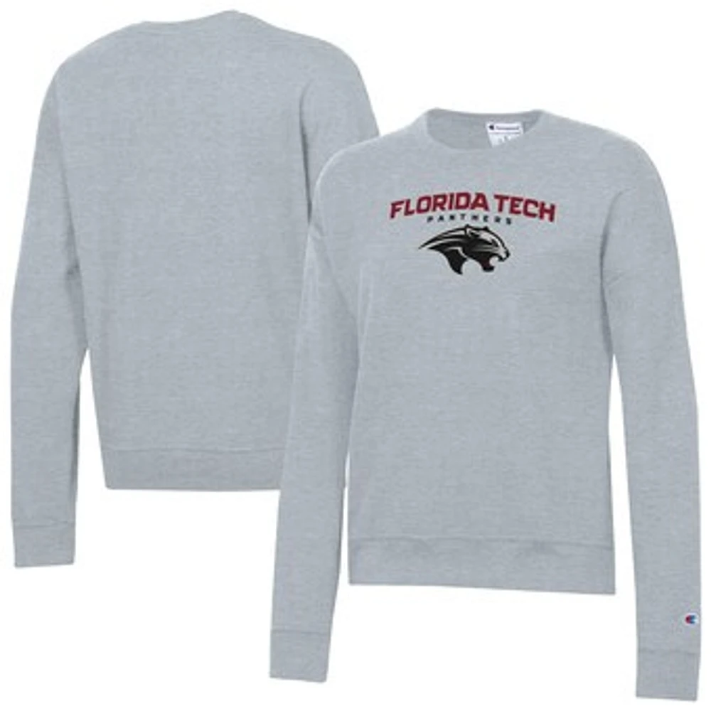 Women's Champion Gray Florida Tech Panthers Powerblend Pullover Sweatshirt