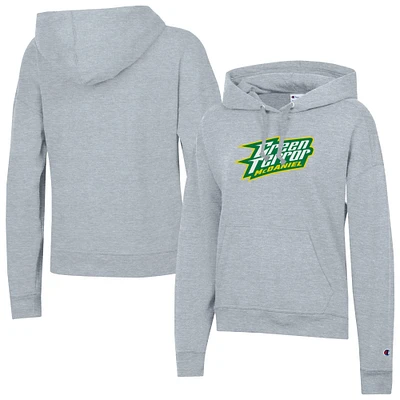 Women's Champion Gray McDaniel Green Terror Powerblend Fleece Pullover Hoodie