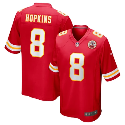 Men's Nike DeAndre Hopkins Red Kansas City Chiefs Player Game Jersey