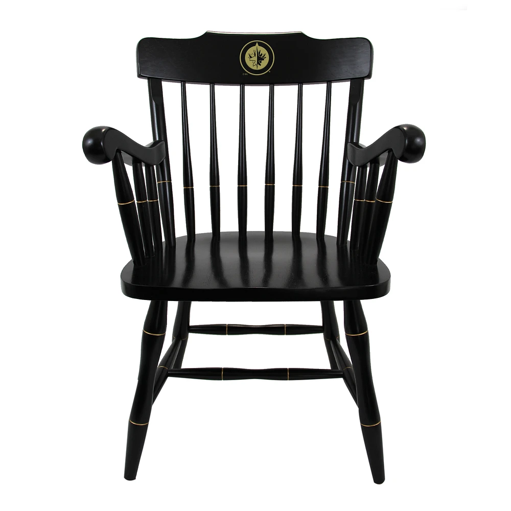 Black Winnipeg Jets Captain's Chair