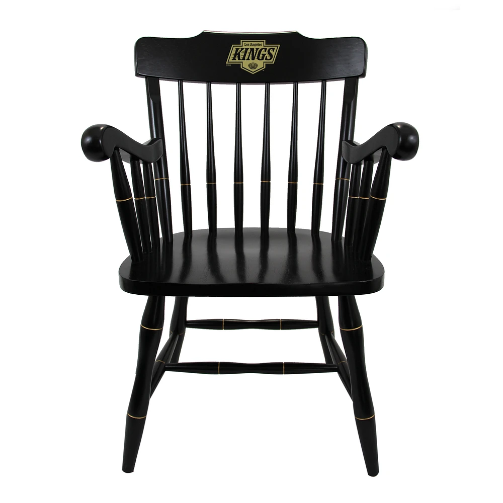 Black Los Angeles Kings Captain's Chair