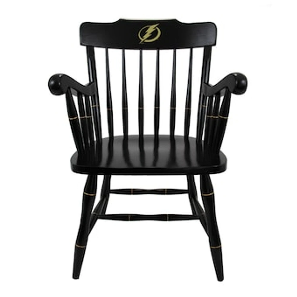 Black Tampa Bay Lightning Captain's Chair