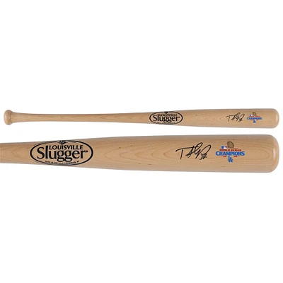 Teoscar Hernandez Los Angeles Dodgers Autographed 2024 World Series Champions Louisville Slugger Bat