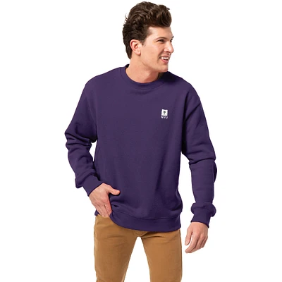 Men's League Collegiate Wear Purple NYU Violets Essentials 2.0 Pullover Sweatshirt