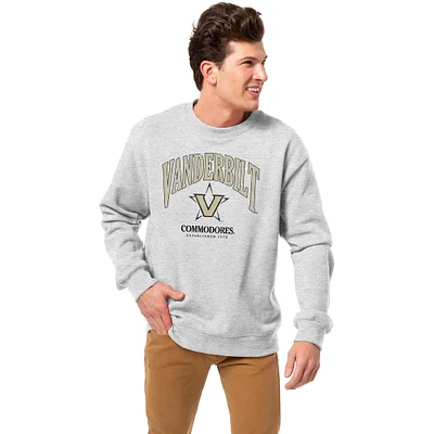 Men's League Collegiate Wear Heather Gray Vanderbilt Commodores Essentials 2.0 Pullover Sweatshirt