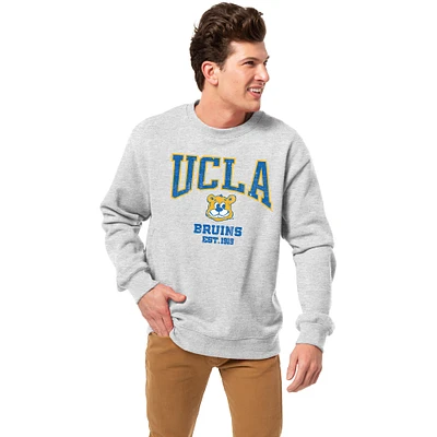 Men's League Collegiate Wear Heather Gray UCLA Bruins Essentials 2.0 Pullover Sweatshirt