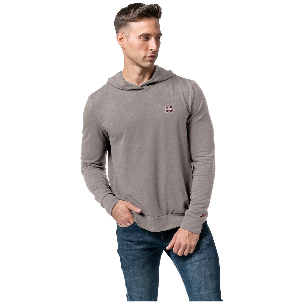 Men's League Collegiate Wear Gray Mississippi State Bulldogs All-Day Pullover Hoodie