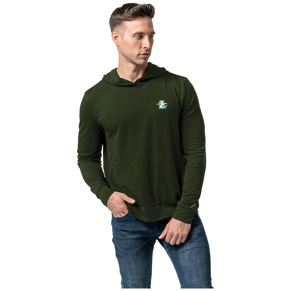 Men's League Collegiate Wear Green Loyola Greyhounds All-Day Pullover Hoodie