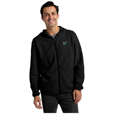 Men's League Collegiate Wear Black Louisville Cardinals Summit Full-Zip Hoodie