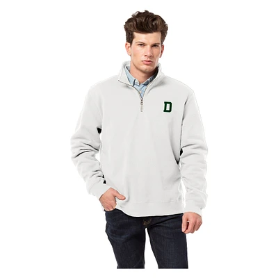 Men's League Collegiate Wear Green Dartmouth Big Essentials Fleece 2.0 Quarter-Zip Jacket
