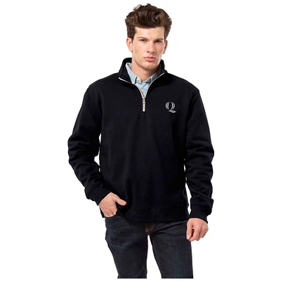 Men's League Collegiate Wear Navy Quinnipiac Bobcats Essentials Fleece 2.0 Quarter-Zip Jacket