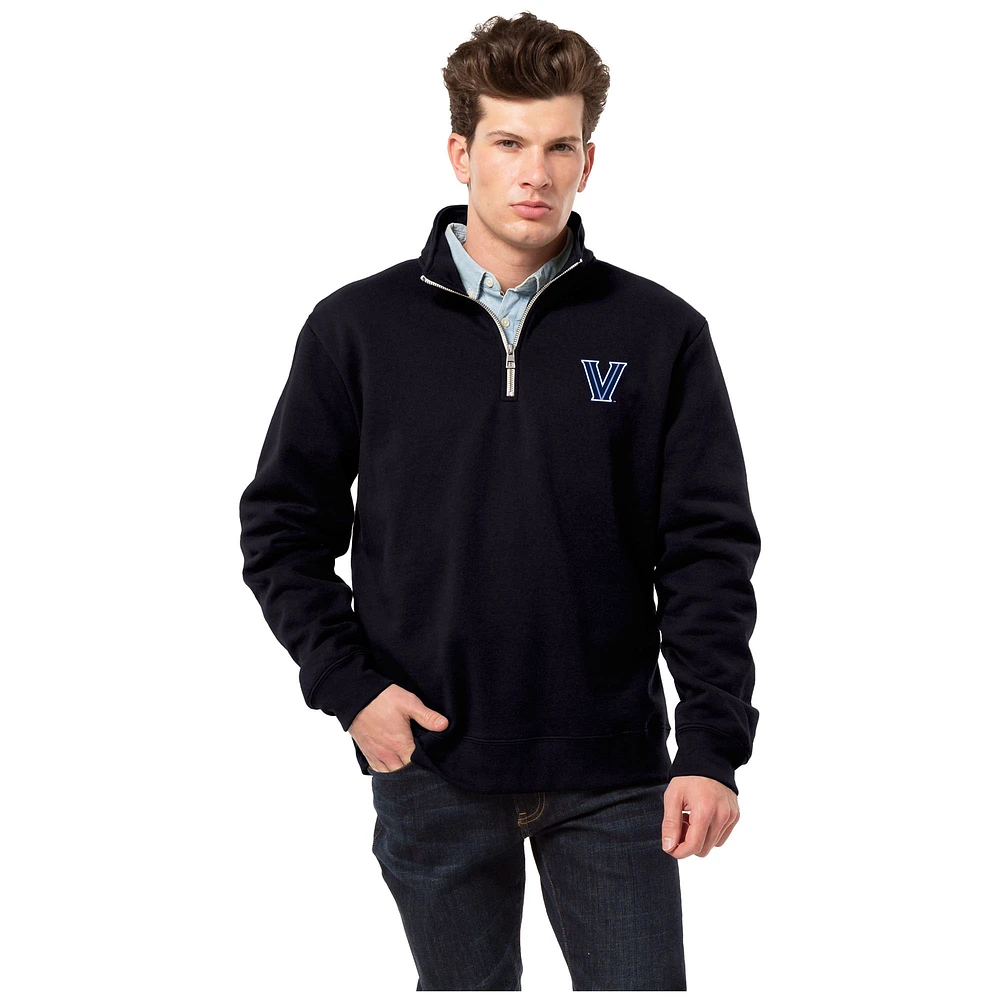 Men's League Collegiate Wear Navy Villanova Wildcats Essentials Fleece 2.0 Quarter-Zip Jacket