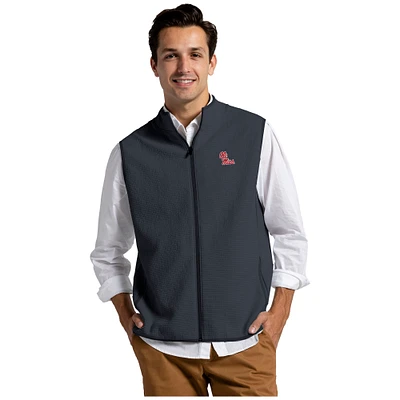 Men's League Collegiate Wear Navy Ole Miss Rebels Summit Full-Zip Vest