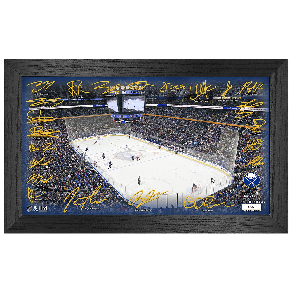 Highland Mint Buffalo Sabres 2024-2025 Signature Rink Print