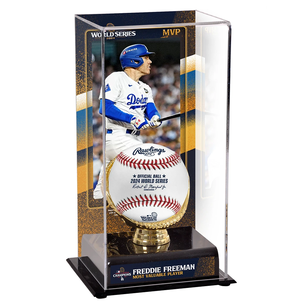 Freddie Freeman Fanatics Authentic Los Angeles Dodgers 2024 World Series Champions MVP Sublimated Display Case with Image