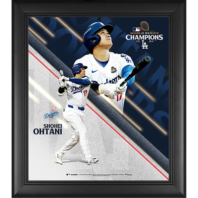 Shohei Ohtani Los Angeles Dodgers 2024 World Series Champions Framed 15" x 17" Collage