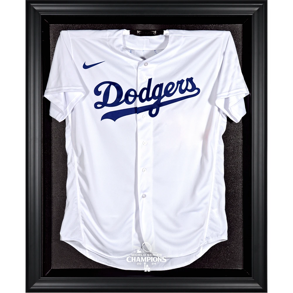 Los Angeles Dodgers 2024 World Series Champions Black Framed Logo Jersey Display Case