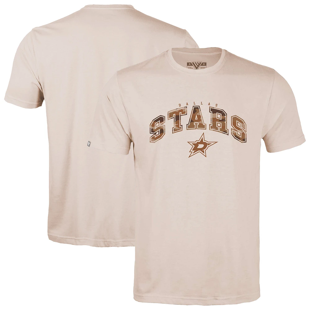 Men's Levelwear Khaki Dallas Stars Desert Camo Richmond Decoy T-Shirt