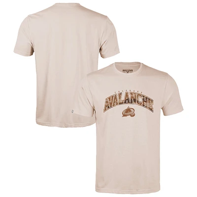 Men's Levelwear Khaki Colorado Avalanche Desert Camo Richmond Decoy T-Shirt