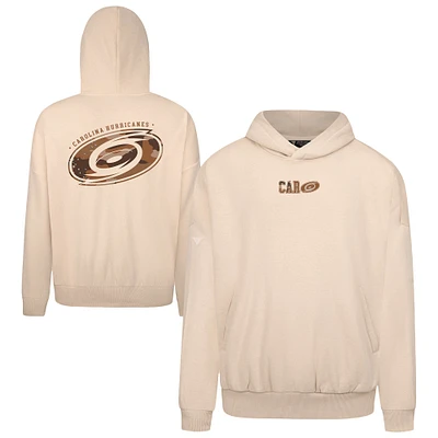 Men's Levelwear Khaki Carolina Hurricanes Pullover Hoodie